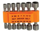 Nutdriver bit set - 14 pieces