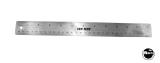 Ruler - 12 inch stainless steel SAE & metric