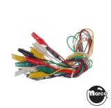 Alligator Clip Test Lead Set - 10 piece