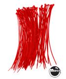 CLEARANCE-Cable tie 4 inch - 100 pack red