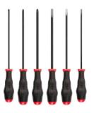High-Torque Black Oxide Blade Screwdriver Set, 6-Piece (#1-#3, 3/16-5/16 in.)