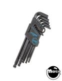 -Hex wrench set - 13 Piece 1/20 - 3/8 inch