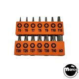 Bit Set - Tamper Proof Torx 14 pc
