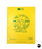 -SIMPSONS (Data East) Manual & Schematic