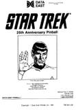-STAR TREK 25th (DE) Manual Original