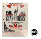 Manuals - G-GUNS N ROSES (Data East) Manual