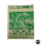 Manuals - G-GODZILLA (Sega) Manual