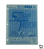 -STARSHIP TROOPERS (Sega) Manual - Original