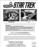 -STAR TREK PREMIUM/LE (Stern) Manual