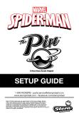 Spider-man The pin set up guide/manual