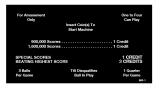 CYCLOPES (Game Plan) Score Cards (4)