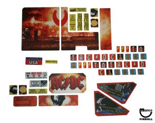 AC/DC PRO (Stern) Decal set