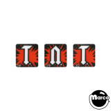 -AC/DC PREM / LE (Stern) 3pc TNT Target Decal Set