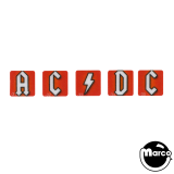 -AC/DC PREM / LE (Stern) 5pc ACDC Target Decal Set