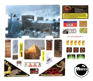 GAME OF THRONES LE (Stern) Decal Set