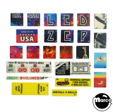 Stickers & Decals-LED ZEPPELIN PREM/LE (Stern) Decal Kit
