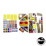 Playfield Plastics-FOO FIGHTERS PRO (Stern) Playfield decal set