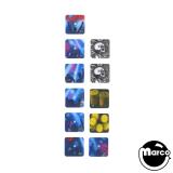 John Wick (Stern) 11pc Target Decal Set