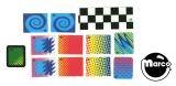 Stickers & Decals-GRAND PRIX (NASCAR) (Stern ) target decal set