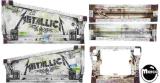 Cabinet Side Art-METALLICA LE ROAD CASE (Stern) Cabinet decals