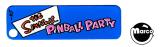 SIMPSONS PINBALL PARTY(Stern) Key fob plastic round