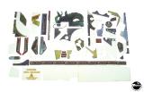 Playfield Plastics-PIRATES CARIBBEAN (Stern) Plastic set