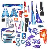 Playfield Plastics-STAR TREK PRO (Stern) Plastic set