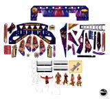 Playfield Plastics-WWE WRESTLEMANIA PRO (Stern) Plastic set