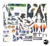 Playfield Plastics-JURASSIC PARK PRO (Stern) Playfield plastic set