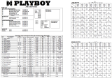 Score / Instruction Cards-PLAYBOY 35th (DE) Backbox tech chart