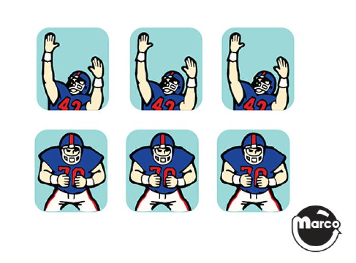Monday Night Football Data East Pinball Ramp Decal 