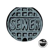 Stickers & Decals-TEENAGE TURTLES (Data East) Decal manhole