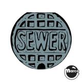 -TEENAGE TURTLES (Data East) Decal manhole