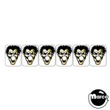 BATMAN (Data East) Joker Target Decal Set (6)