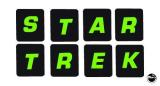 STAR TREK 25th (DE) Decal drop targets