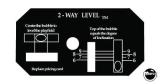 Stickers & Decals-Decal - 2 way level Data East