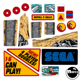 BAYWATCH (Sega) Decal set