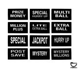 Stickers & Decals-SHARKEY'S SHOOTOUT (Stern) Mystery ball decals