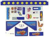 Stickers & Decals-ROLLER COASTER TYCOON (Stern) Decals