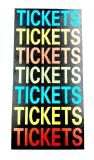 -MONOPOLY MEGA JACKPOT (Stern) Decal Tickets