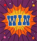 -SIMPSONS KOOKY CARNIVAL (Stern)Front left decal 'WIN'