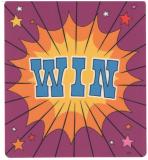Stickers & Decals-SIMPSONS KOOKY CARNIVAL (Stern) Front right decal 'WIN'