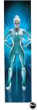 TRON (Stern) Cabinet head decal right