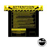 Stickers & Decals-Stern Back Box Warning Decal