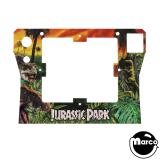 Stickers & Decals-JURASSIC PARK PREM (Stern) Front Cabinet Decal