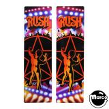 Cabinet Side Art-RUSH PRO (Stern) Backbox Decal SET