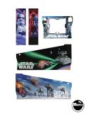 -STAR WARS PREMIUM (Stern) Cabinet decal set (5)