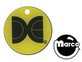 Data East key fob yellow