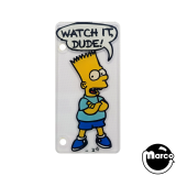 SIMPSONS (Data East) Shooter Lane Plastic
