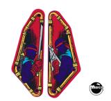 TEENAGE TURTLES (Data East) Slingshot plastic set